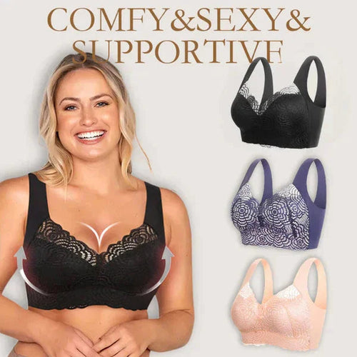 【⏰2+1 Free⏰】🌸Mega Sale💐Ultimate Lift Stretch Full Shape Seamless Lace Bra