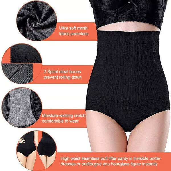 【⏰BUY 1 GET 1 FREE⏰】High Waist Tummy Control Shapewear Panties