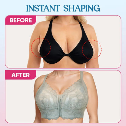 Ultra Soft Front Zip Wireless Lifting Bra